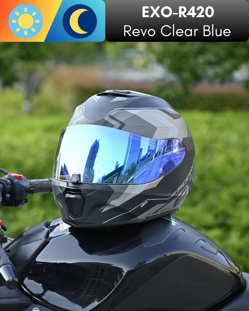 Logto Replacement Motorcycle Helmet Visor Shield for R420 Visor Wearproof Windproof Sun Protection Helmet Accessories - Image 3
